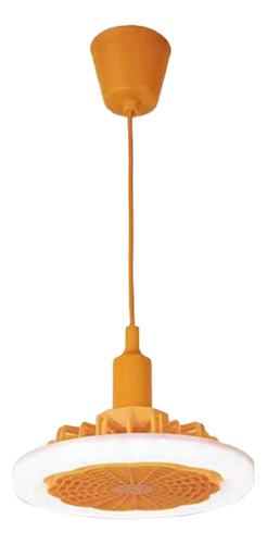 Lámpara Colgante S E27 Con Ventilador De Rosca, Ventilador D