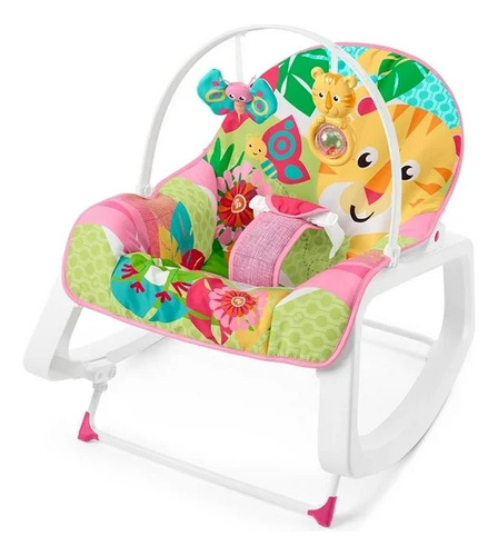 Silla Mecedora Crece Conmigo Vibra Y Se Reclina Fisher Price (Usado)