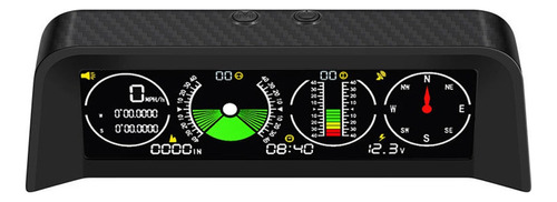 Ángulo De Coche, Brújula Y Voltaje Con Medidor Led Multifunc