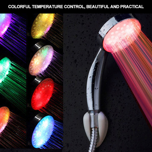 Rociador De Ducha Led Colorido Con Temperatura De Cabina