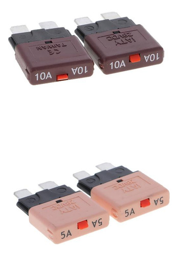 4 Unids 28v 10a + 5a Auto Carro Carro Barco Mini S Fusibles