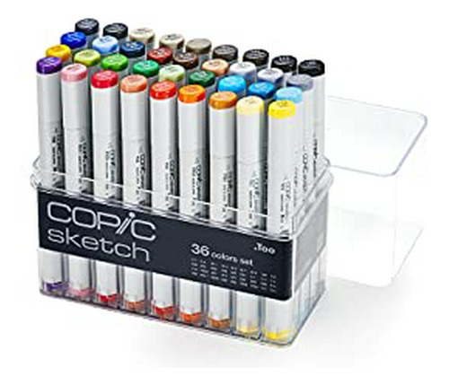 Copic Markers 36 Piezas Conjunto Del Bosquejo Básico.