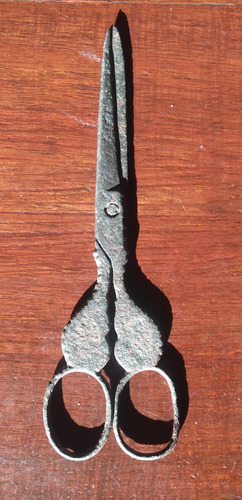 Tijera Antigua Del Siglo Xix. Reliquia. De Colección!! (Usado)