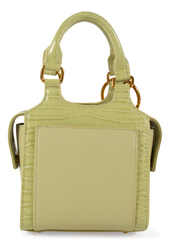 Bolsa Satchel Cloe Para Mujer Mini Con Monedero Color Verde