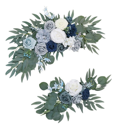 2 Piezas Arco De Boda Corona De Rosas De Bienvenida Flores
