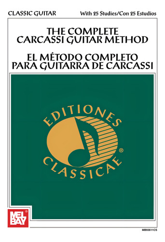 Libro The Complete Carcassi Guitar Methodinglés, De Bay, Mel. Editorial Oem, Tapa Blanda En Inglés