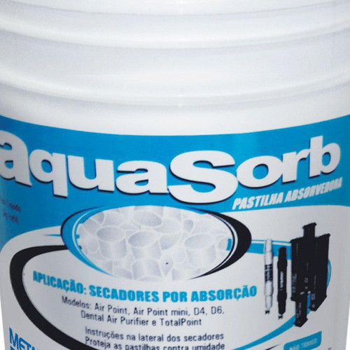 Pastilhas Absorvedoras Refil 1kg Secador - Metalplan