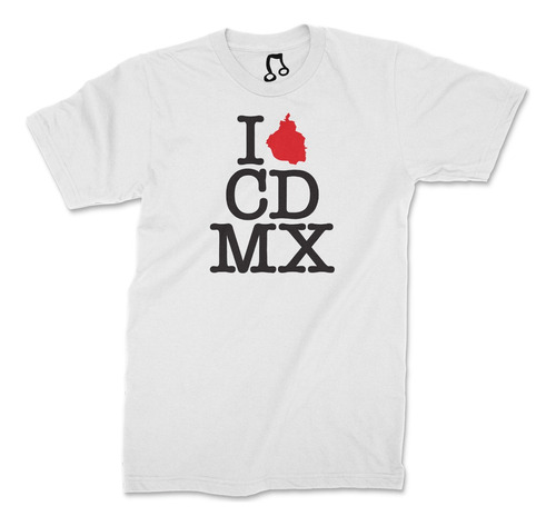 Playera I Love Cdmx