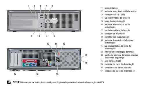 Imagem 6 de 6 de Pc Completo 4gb Ram/ssd120gb+ Wifi+ Monitor 17+ Tec. E Mouse