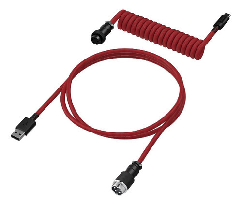 Cable En Espiral Usb-c Hyperx - Colores Color Del Teclado Rojo