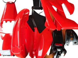 Kit De Plasticos Honda Tornado Xr250 Color Rojo
