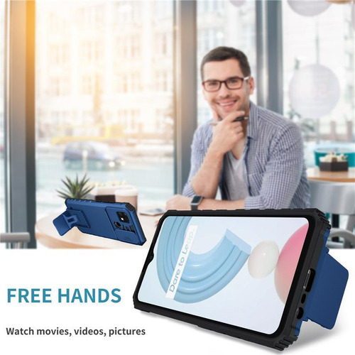 B Funda De Teléfono Armor Con Protección De Cámara Para