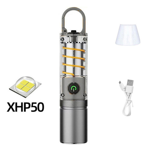 2024 Linterna Led Lámpara De Mano Impermeable Linterna De