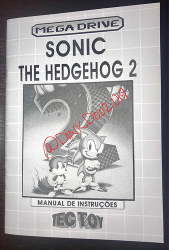 Manual Sonic 2 - Mega Drive - Repro