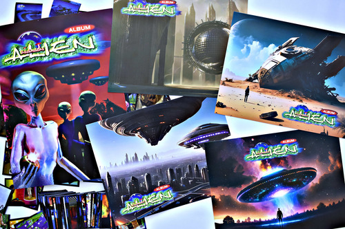 Invasion Alien: Álbum Completo A Pegar