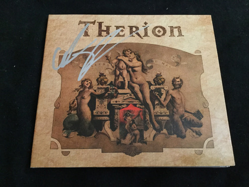 Therion Les Fleurs Du Mal Ed Autografiada Cd B4