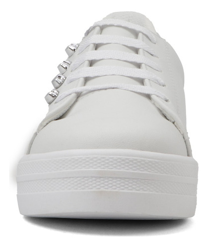 Tenis Clínico/servicio Cómodos Piel De Seda 1310 Blanco 18-21