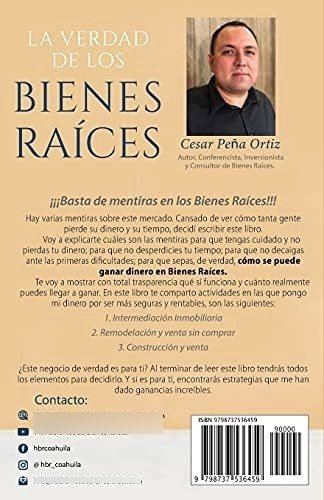 La Verdad De Los Bienes Raiceso Iniciar En El.., de Peña Ortiz, Cé. Editorial Independently Published en español