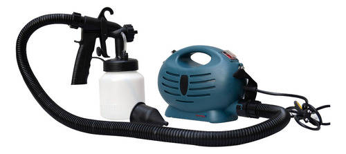 Pistola Pintura Elétrica Compressor Pulverizador 650w 220v Cor Verde-escuro