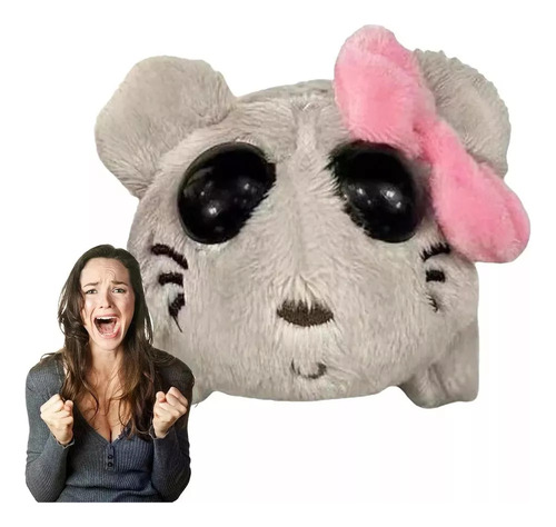 Brinquedos De Pelúcia Sad Hamster Com Som Embutido