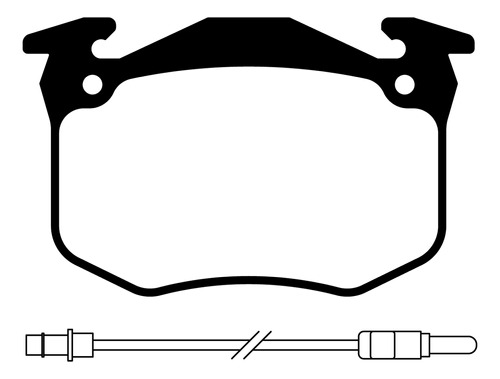 Pastilla De Freno Delantera Litton Peugeot 504/pick Up