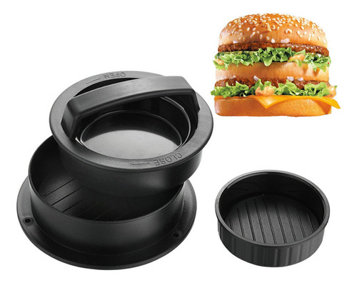Máquina Para Hacer Hamburguesas 3 En 1, Antiadherente, Para