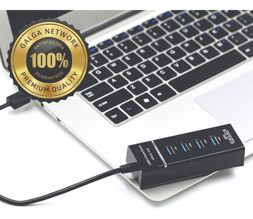 Imagen 1 de 10 de Docking Multiplica Usb 3.0 A 4 Puertos Usb Hub Adaptador