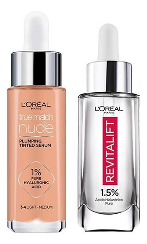 Kit L'oreal Paris Serum Rostro: Serum Hialuronico True Match