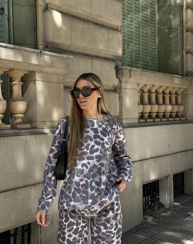 Buzo Rustico Mujer Amplio Moda Calidad Print Hermosos