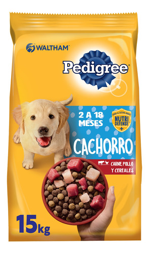 Imagen 1 de 9 de Pedigree Alimento Seco Para Perro Cachorro 15kg