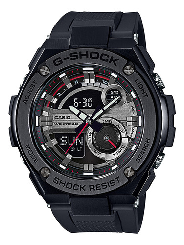 Reloj Casio G-shock: Gst-210b-1a9cr Correa Gris