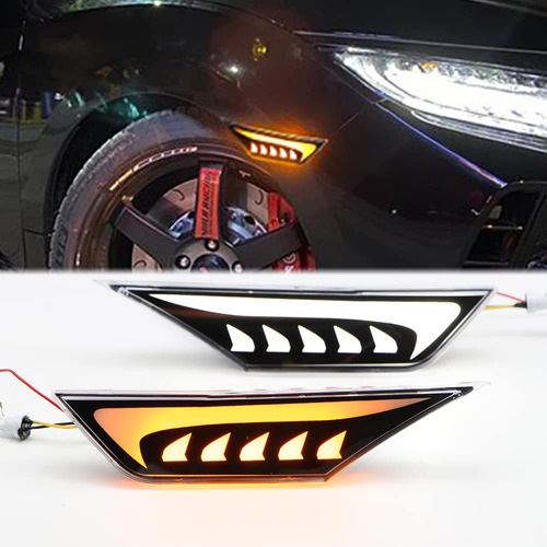 Dreamseek Luz Led Marcador Lateral Para Honda Civic 10ª 2016