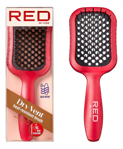 Red By Kiss Dry Vent Cepillo De Pelo Resistente Al Calor, De