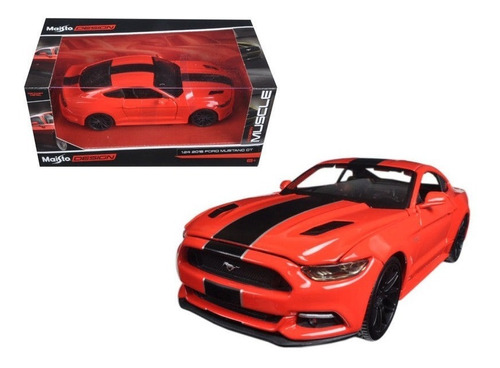 2015 Ford Mustang Gt Diecast Roadster By Maisto Design 1:24