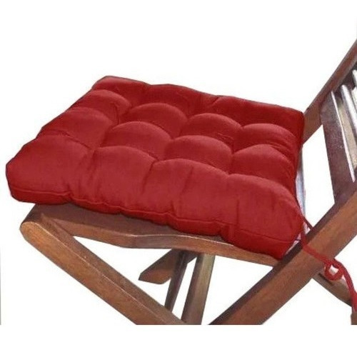 Kit 2 Assento Para Cadeira Futon 40x40 Mostarda