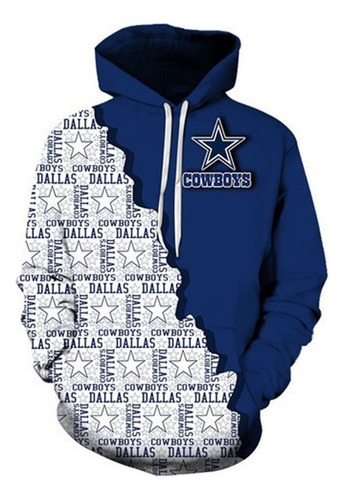 Sudadera Con Capucha Nfl Dallas Cowboys Moda Sudadera Envío