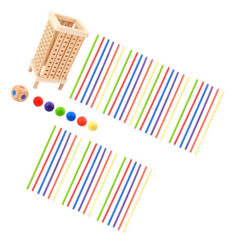 Juguete De Palo Para Niños, Juego De Mesa Cuadrado
