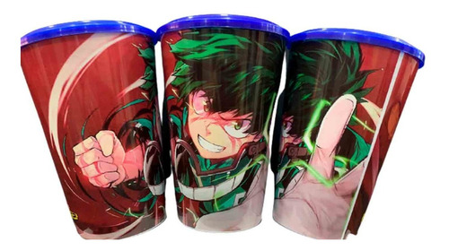 Vaso De Plastico Con Tapa My Hero Academia Deku - Boku No He