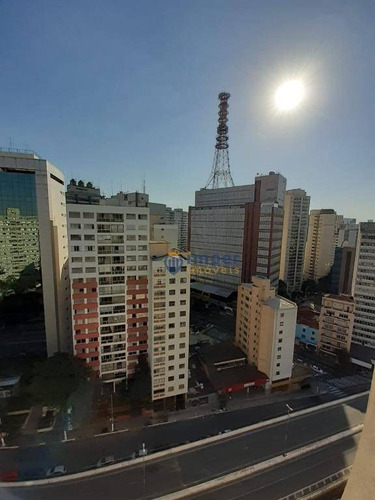 Imagem 2 de 13 de Apartamento Com 1 Dormitório Para Alugar, 45 M² Por R$ 1.700,00/mês - Bela Vista - São Paulo/sp - Ap7435