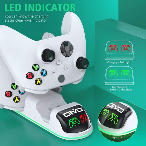 Juego De Bateria Recargable Para Xbox Con Estacion De Carga