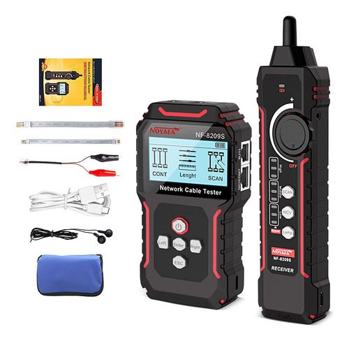 Testador de cabo de rede Noyafa Nf-8209s para Cat5 Cat6