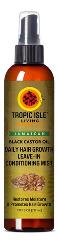 Tropic Isle Living Aceite De Ricino Negro Jamaicano Para El 