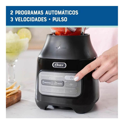 Licuadora V. Vidrio 3 Vel + 3 Programas Oster Blstpeg-brt