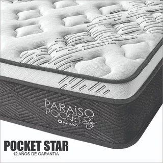 Colchon De Resorte,king Size, Paraiso,modelo Pocket Star