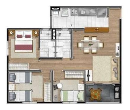 Imagem 14 de 14 de Apartamento Para Venda Em São Paulo, Freguesia Do Ó, 3 Dormitórios, 1 Suíte, 2 Banheiros, 1 Vaga - Cap0419_1-1180431