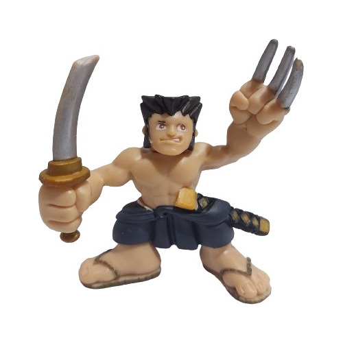 Wolverine Logan Samurai - Marvel Super Hero Squad - Hasbro 