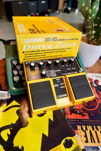 Pedal Boss Overdrive/distortion Drive Zone Od-20 Amarelo (Usado)