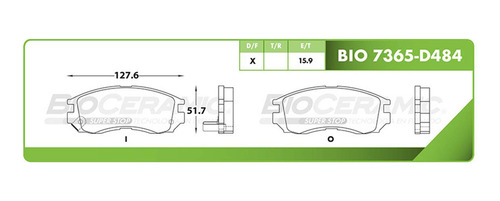 Balata Disco Del P/eagle Talon 1993-1994 1.8l
