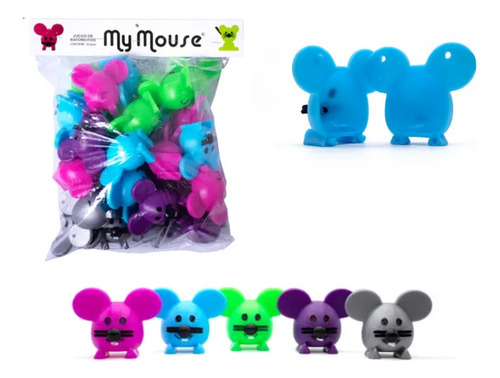 Ratones De Colores Para Niños 30 Pz