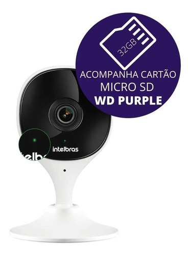 Câmera Mibo Wi-fi Full Hd Imx Intelbras C/ Microsd 32gb